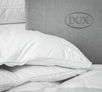 DUX down pillows and duvets